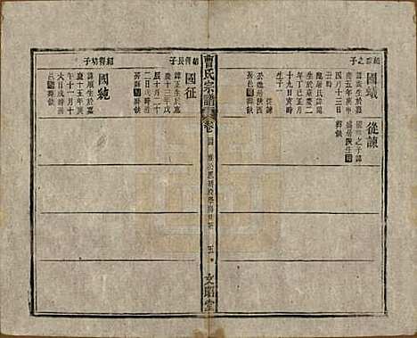 中国[曹姓] 曹氏宗谱四十五卷首三卷 — 民国二十一年（1934）_四十四.pdf