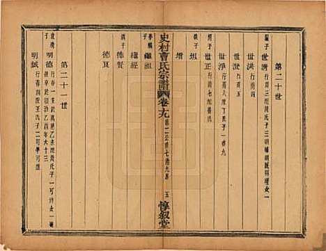 浙江[曹姓] 萧山史村曹氏宗谱二十五卷 — 民国三年（1914）_十九.pdf