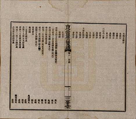 湖南[曹姓] 三峯曹氏必贤房六修支谱十八卷卷首一卷 — 民国三十七年（1948）_一.pdf