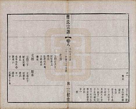 中国[曹姓] 曹氏宗谱十二卷 — 民国五年（1916）_八.pdf