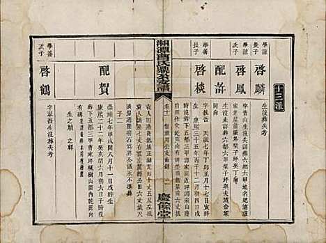 湖南[曹姓] 湘潭曹氏鼎公支谱二十卷首一卷 — 清光绪二十年（1894）_十一.pdf