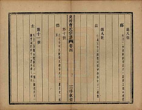 浙江[曹姓] 萧山史村曹氏宗谱二十五卷附补遗一卷 — 清光绪九年（1880）_四.pdf