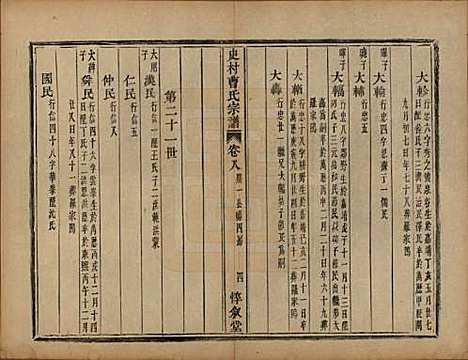 浙江[曹姓] 萧山史村曹氏宗谱二十五卷附补遗一卷 — 清光绪九年（1880）_八.pdf