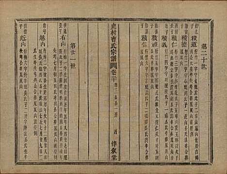 浙江[曹姓] 萧山史村曹氏宗谱二十五卷附补遗一卷 — 清光绪九年（1880）_二十.pdf