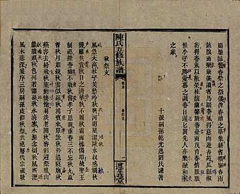 湖南[陈姓] 益阳义门陈氏五修族谱 — 民国26年[1937]_十四.pdf