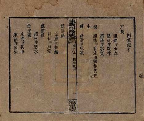 湖南[陈姓] 陈氏四修族谱 — 民国33年[1944]_一.pdf