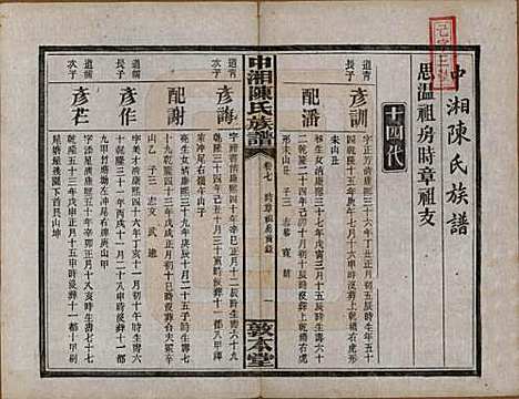 湖南[陈姓] 中湘陈氏族谱三十二卷 — 民国九年（1920）_七.pdf