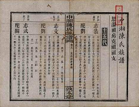 湖南[陈姓] 中湘陈氏族谱三十二卷 — 民国九年（1920）_八.pdf