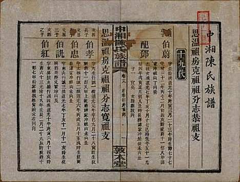 湖南[陈姓] 中湘陈氏族谱三十二卷 — 民国九年（1920）_十九.pdf