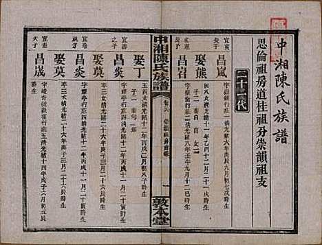 湖南[陈姓] 中湘陈氏族谱三十二卷 — 民国九年（1920）_二十六.pdf