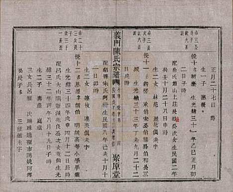 浙江[陈姓] 义门陈氏宗谱一百卷 — 民国三十八年（1949）_一百.pdf