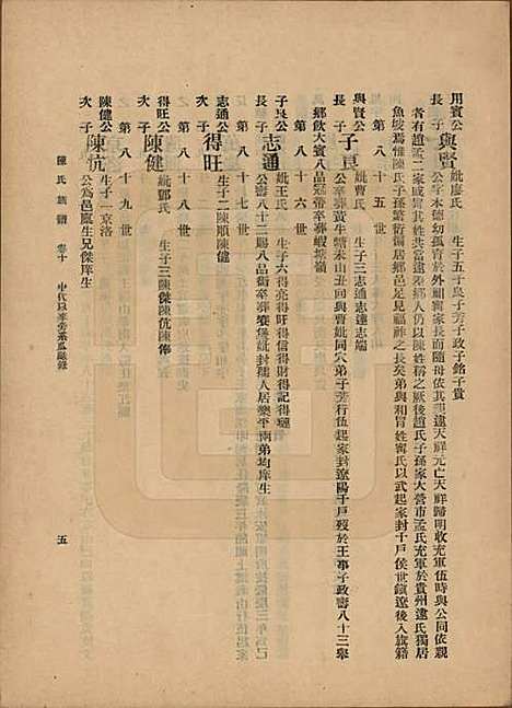 中国[陈姓] 陈氏族谱十八卷 — 民国十八年（1929）_十.pdf