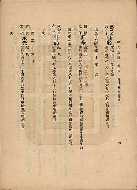 中国[陈姓] 陈氏族谱十八卷 — 民国十八年（1929）_十四.pdf