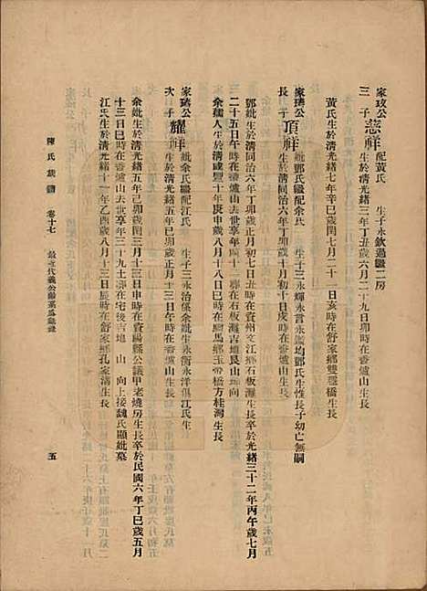 中国[陈姓] 陈氏族谱十八卷 — 民国十八年（1929）_十七.pdf