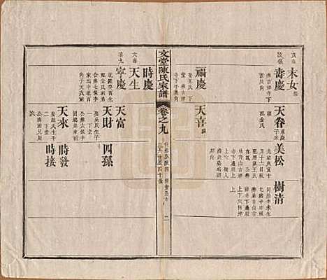 安徽[陈姓] 文堂陈氏家谱十四卷首一卷末一卷 — 民国十七年（1928）_九.pdf