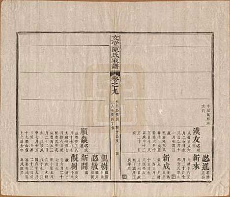 安徽[陈姓] 文堂陈氏家谱十四卷首一卷末一卷 — 民国十七年（1928）_九.pdf