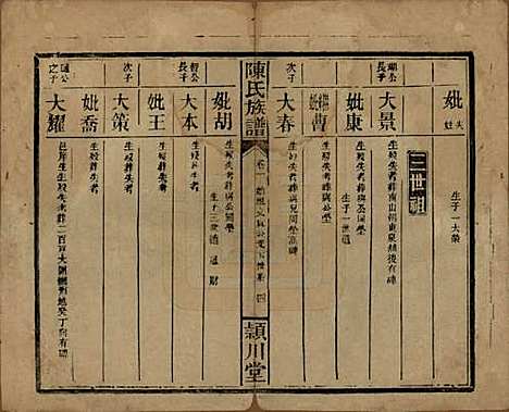 湖南[陈姓] 陈氏族谱 — 民国四年(1915)_三.pdf