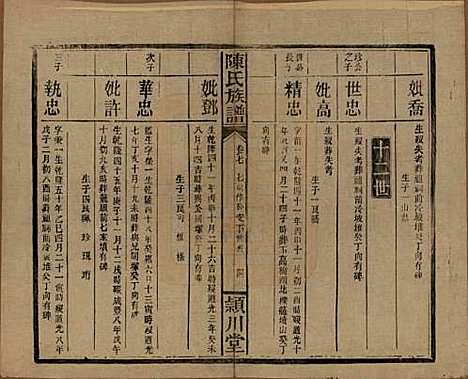 湖南[陈姓] 陈氏族谱 — 民国四年(1915)_九.pdf