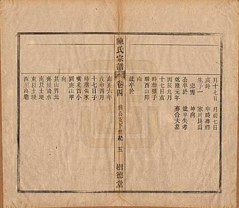 中国[陈姓] 义门陈氏宗谱十三卷首一卷末一卷 — 民国四年（1915）_四.pdf