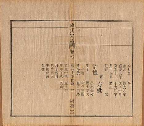 中国[陈姓] 义门陈氏宗谱十三卷首一卷末一卷 — 民国四年（1915）_七.pdf