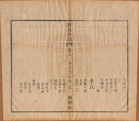 中国[陈姓] 义门陈氏宗谱十三卷首一卷末一卷 — 民国四年（1915）_八.pdf