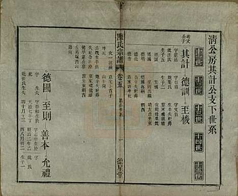 中国[陈姓] 陈氏宗谱十七卷首一卷末二卷 — 民国四年（1915）_五.pdf