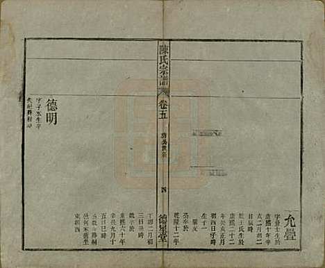 中国[陈姓] 陈氏宗谱十七卷首一卷末二卷 — 民国四年（1915）_五.pdf