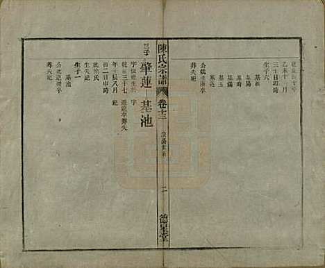 中国[陈姓] 陈氏宗谱十七卷首一卷末二卷 — 民国四年（1915）_十三.pdf