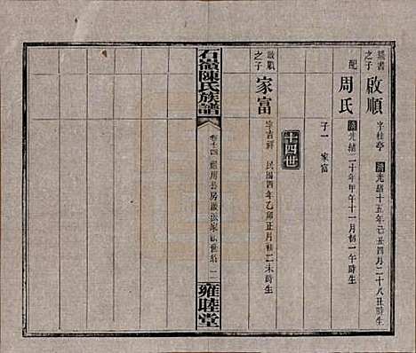 湖南[陈姓] 石岭陈氏族谱 — 民国五年(1916)_十四.pdf