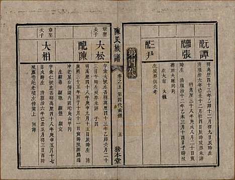 湖南[陈姓] 中湘陈氏族谱八卷 — 清道光十年（1830）_五.pdf