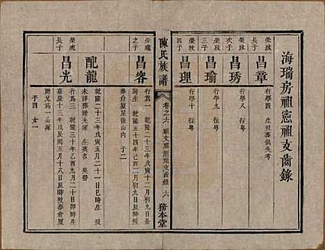 湖南[陈姓] 中湘陈氏族谱八卷 — 清道光十年（1830）_六.pdf