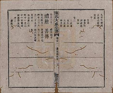 河南[陈姓] 陈氏大成宗谱三十三卷 — 清光绪十四年（1888）G221.pdf