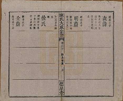 河南[陈姓] 陈氏大成宗谱三十三卷 — 清光绪十四年（1888）G230.pdf