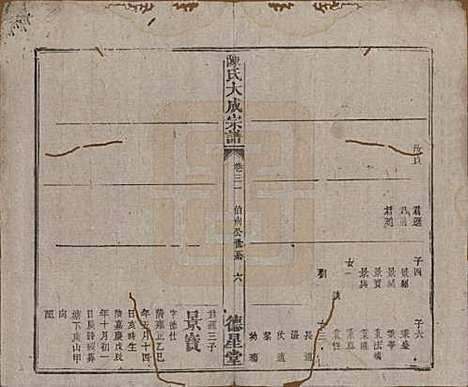 河南[陈姓] 陈氏大成宗谱三十三卷 — 清光绪十四年（1888）G231.pdf