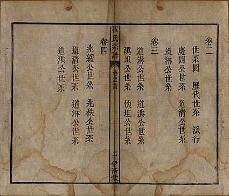 中国[程姓] 程氏宗谱四卷首一卷 — 清道光二十八年（1848）_一.pdf