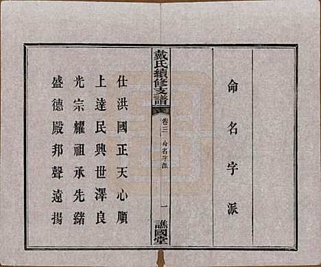 湖南[戴姓] 善邑黄泥塘戴氏续修支谱 — 清光绪30年[1905]_三.pdf