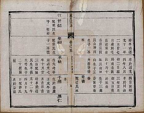 江苏[戴姓] 戴氏宗谱六卷 — 清光绪三年（1877）_五.pdf