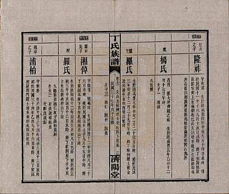 湖南[丁姓] 丁氏族谱十四卷卷首二卷 — 民国三十七年（1948）_十三.pdf