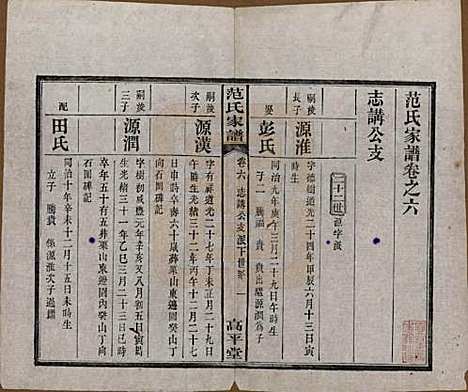 湖南[范姓] 范氏家谱六卷 — 清宣统二年(1910)_六.pdf