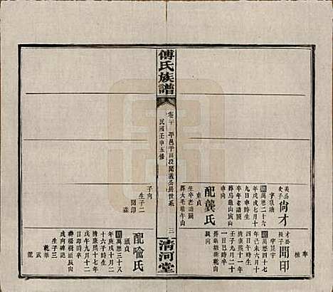 湖南[傅姓] 傅氏五修族谱三十五卷卷首三卷 — 民国二十一年（1932）_三十.pdf