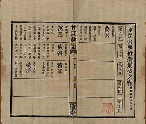 湖南[甘姓] 甘氏族谱 — 民国30年[1941]_六.pdf