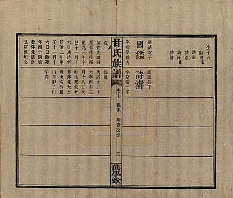 湖南[甘姓] 甘氏族谱 — 民国30年[1941]_十七.pdf