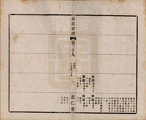 江苏[高姓] 高氏大统宗谱五十五卷首一卷 — 民国十五年（1926）_三十九.pdf