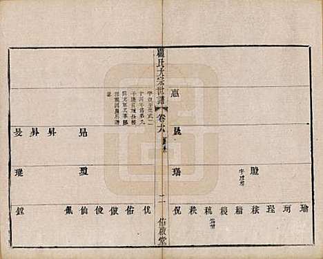 江苏[顾姓] 顾氏大宗世谱二十卷 — 清光绪二年（1876）_六.pdf