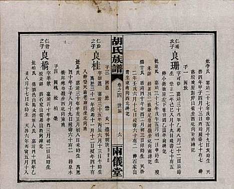 湖南[胡姓] 胡氏族谱十一卷卷末一卷 — 民国9年（1920）_四.pdf