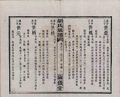 湖南[胡姓] 胡氏族谱十一卷卷末一卷 — 民国9年（1920）_九.pdf