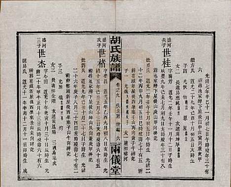 湖南[胡姓] 胡氏族谱十一卷卷末一卷 — 民国9年（1920）_九.pdf