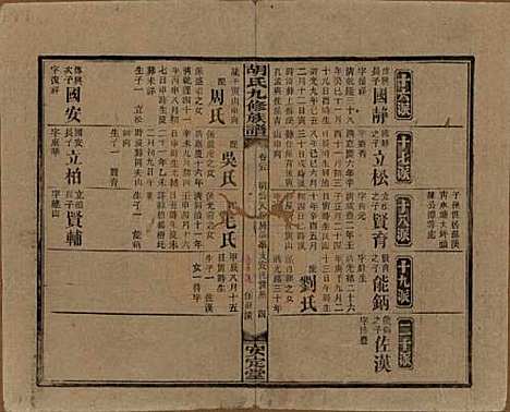 湖南[胡姓] 胡氏九修族谱六十卷卷首三卷 — 民国二十四年（1935）_二十五.pdf