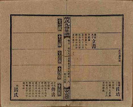 湖南[胡姓] 胡氏九修族谱六十卷卷首三卷 — 民国二十四年（1935）_二十五.pdf