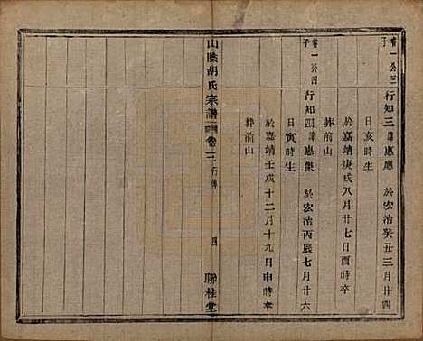 浙江[胡姓] 山阴江塘胡氏宗谱四卷 — 民国十七年（1928）_三.pdf